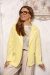 Pamut blézer - sárga