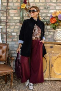 Zsabós , mintás blúz 