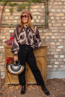 Geo , masnikötős blúz 