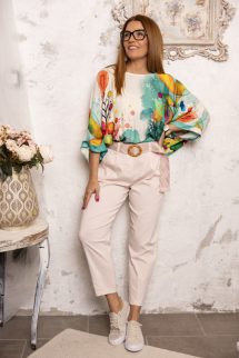 Mesevirág lepel felső - türkiz 