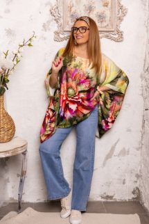 Magnólia lepel felső - zöld színvilág 