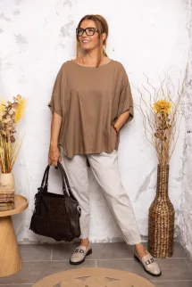 Lepel natural felső - barna