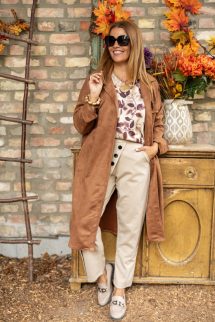 Puha felső - bordó levél 