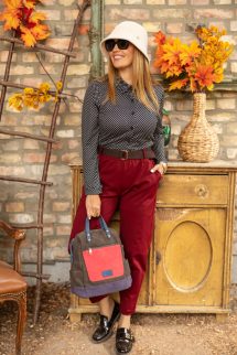 Mintázott ing - pöttyös minta