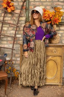 Puha, V-nyakú , lezser felső - lila