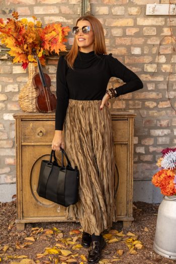 Díszgombos , csillogó felső - fekete