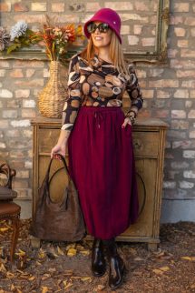 Színes kör, geo felső - fekete