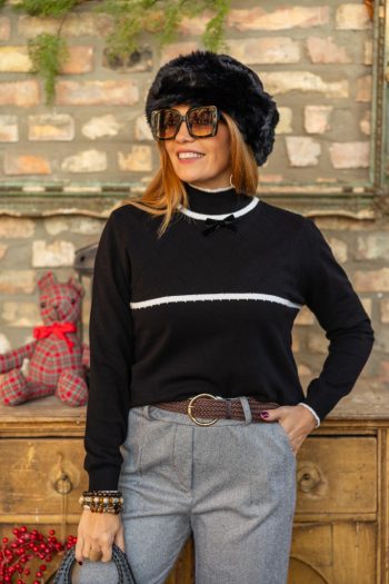 Masnis felső , fehér szegéllyel