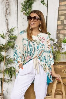 Csepp , kagylós , rattan fülbevaló