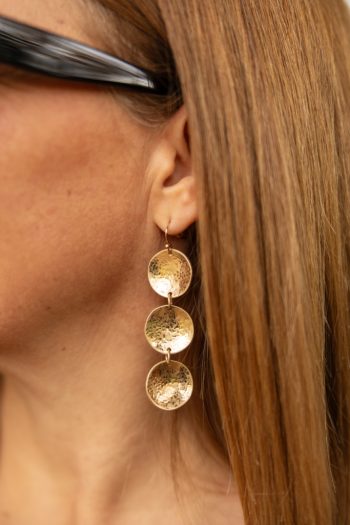 Három érmés fülbevaló