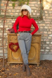 Basic garbó - piros