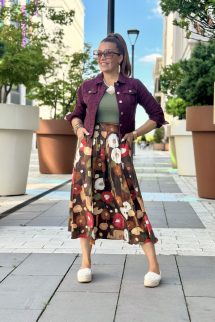 Bordó farmer kabát 