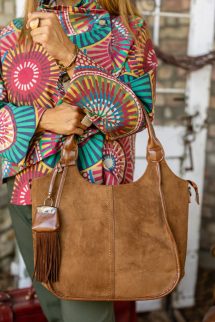 Mintázott extra kiskabát - bordó/zöld