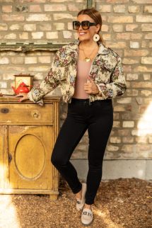 Virágos mese kabát 