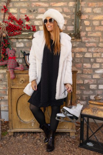 Teddy kabát - fehér 