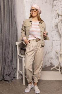 Homok színű farmerkabát 