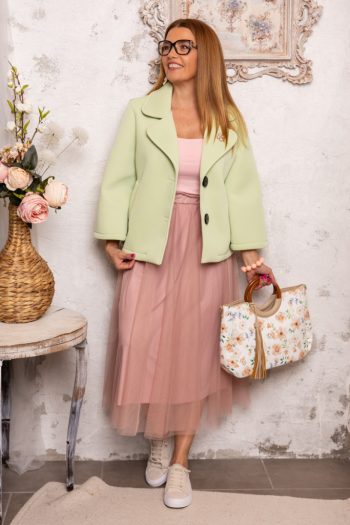 Audrey spring kabát - menta 