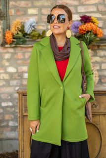 Egyszínű őszi kendő - csoki barna 