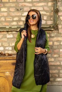 Steppelt mellény - fekete