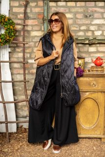 Steppelt mellény - fekete