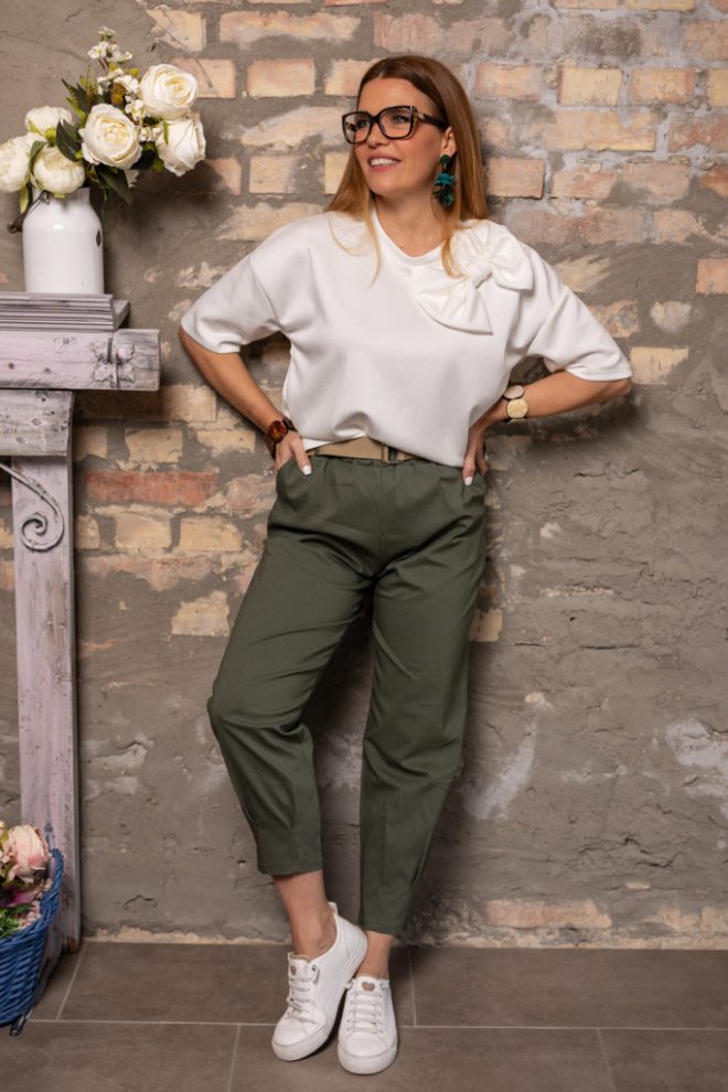 Isztambul vászon nadrág - khaki