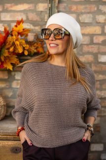 Kötött , denevér pulóver - barna 