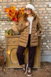 Kötött , denevér pulóver - bézs