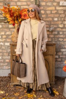 Arany pulóver - csíkkal 