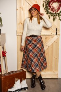 Bogyóka , passzés pulóver - krém 