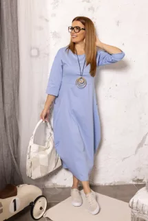 Hagyma ruha , oldalzsebes kialakítással - kék