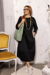 Spring hagyma ruha - fekete