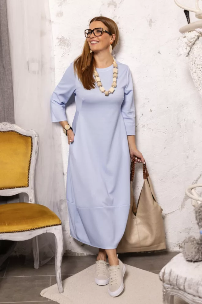 Spring hagyma ruha - babakék