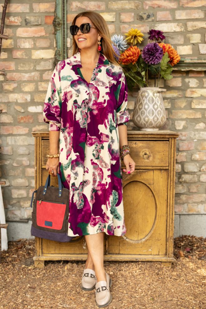 Galléros , színes ruha