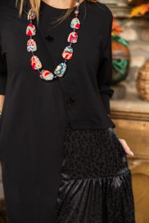 Kombinált, stílusos ruha 