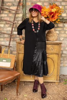 Kombinált, stílusos ruha 