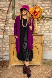 Kombinált, stílusos ruha 