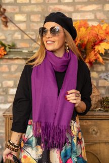 Stílusos barett sapka - fekete