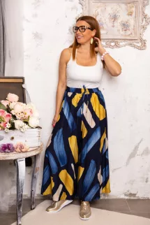 Színes , mintás szett - kék