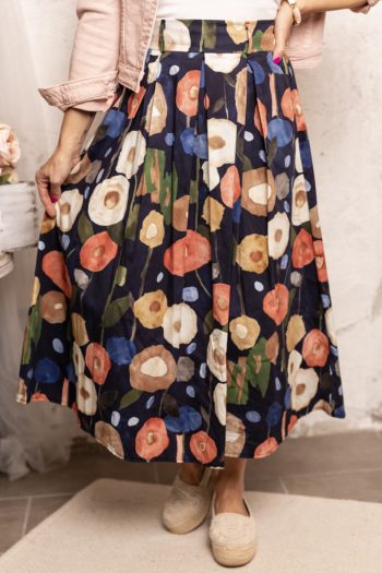 Mesevirág szoknya - kék