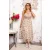 Pöttyös tüll szoknya - bézs/barna