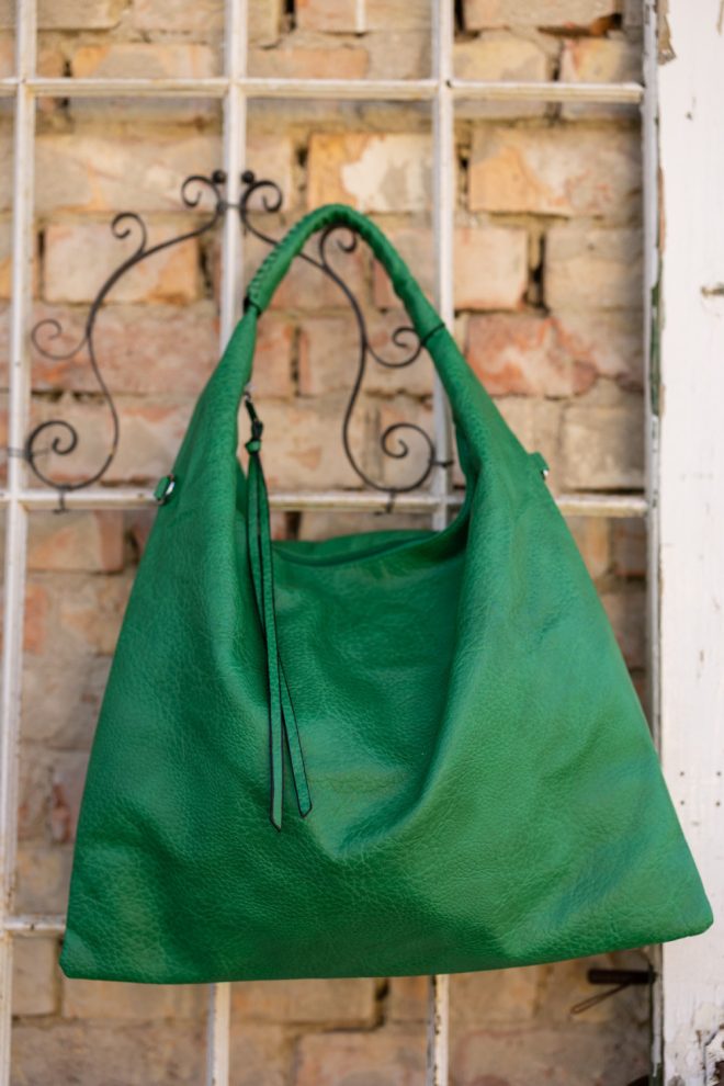 Batyu fazonú táska - zöld 