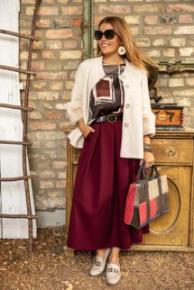 Színes négyzet táska 