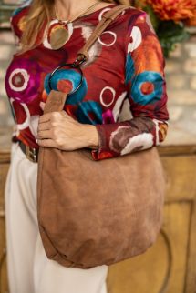 Karika pántos táska - csaubarna