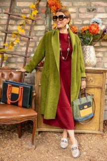 Négyzet extra táska - zöld 