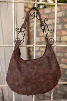 Karika pántos táska - csokoládé