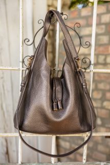 Stílusos city táska - bronz