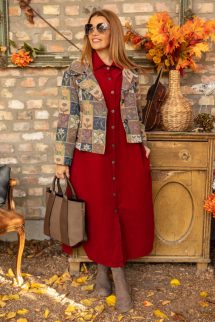 Stílusos táska - barna