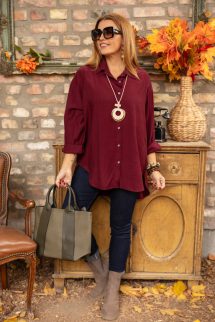 Stílusos táska - khaki 