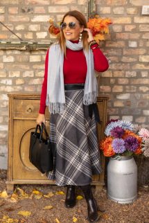 Stílusos táska - fekete