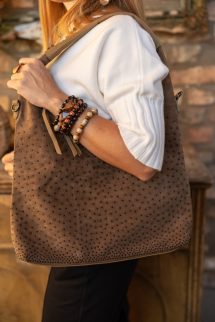 Köves , city táska - fangó